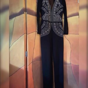 Black Jumper w/ Silver embellished design